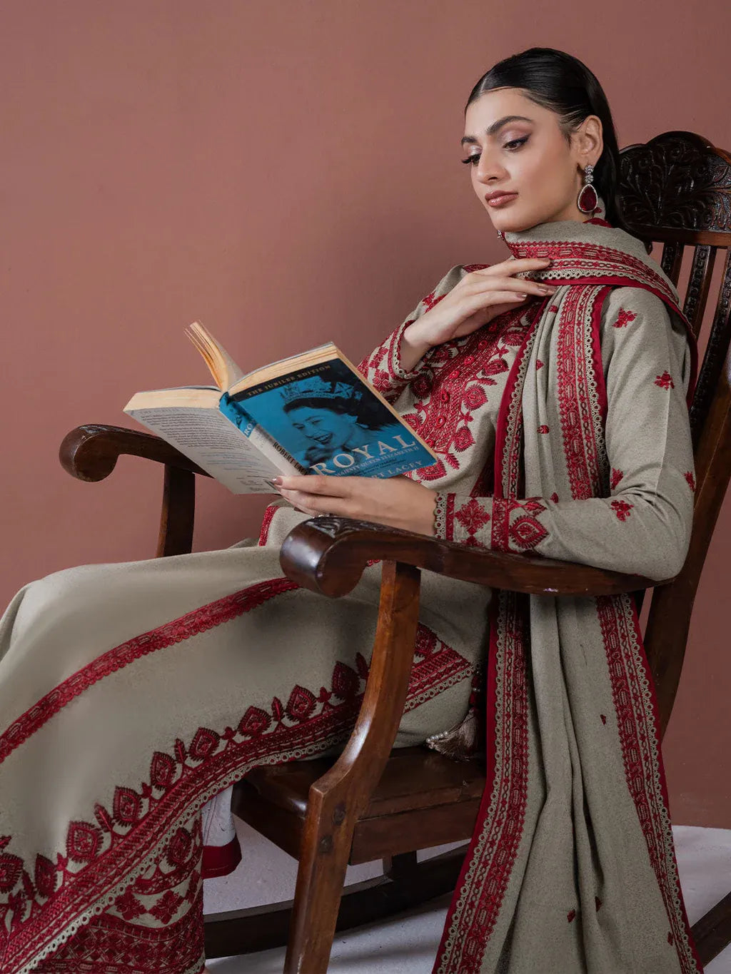 ASIM JOFA-3PC LAWN EMBROIDERED SHIRT WITH LAWN EMBROIDERED DUPATTA AND LAWN TROUSER-RP-4529
