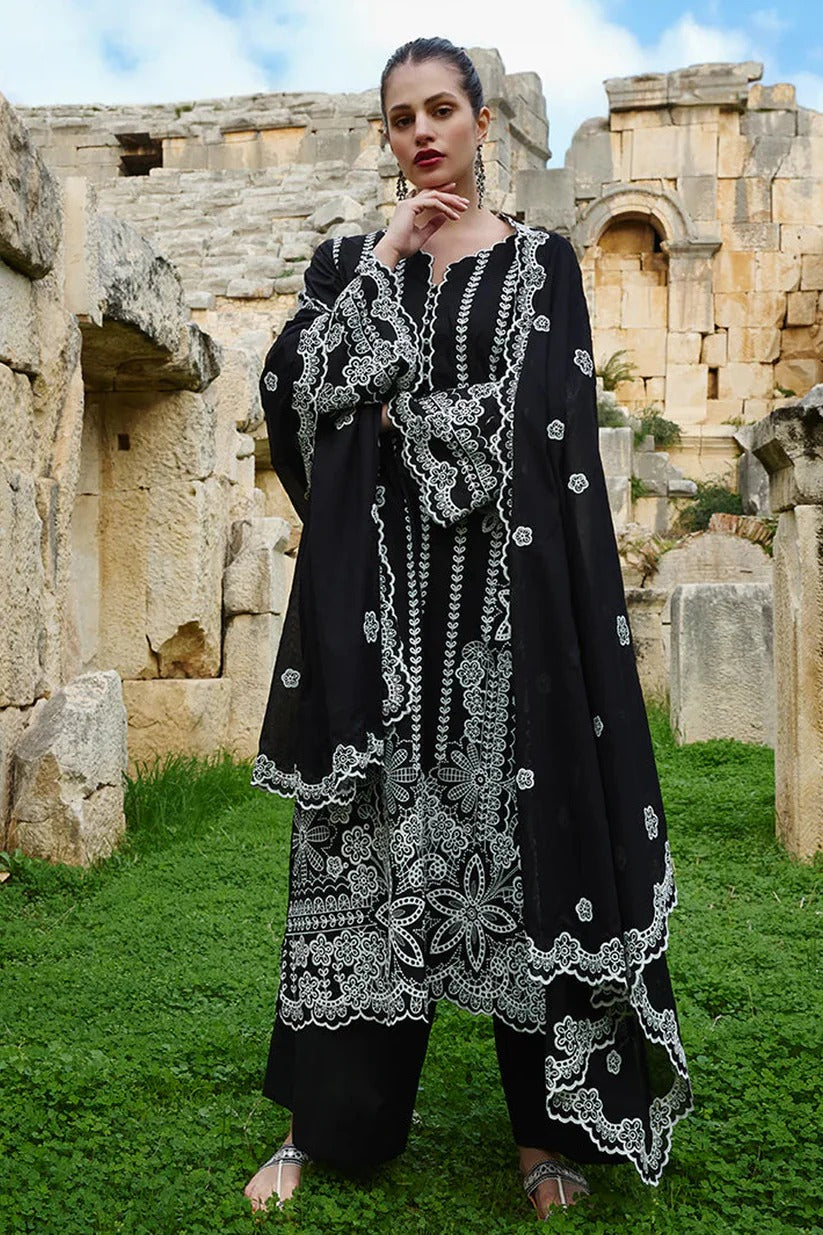 IMAGE LAWN 3PC - LAWN EMB SHIRT WITH BAMBER CHIFFON EMB DUPATTA AND LAWN EMB TROUSER | RP-3759