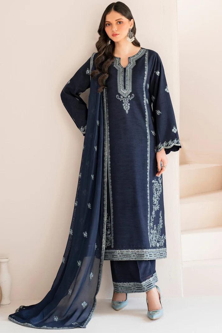 Garnet Emb 3Pcs Lawn 1022 rangpasand.com 07