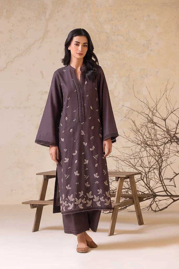 SOBIA NAZIR LAWN 2PC - LAWN EMB SHIRT WITH LAWN DYED TROUSER | RP-3474