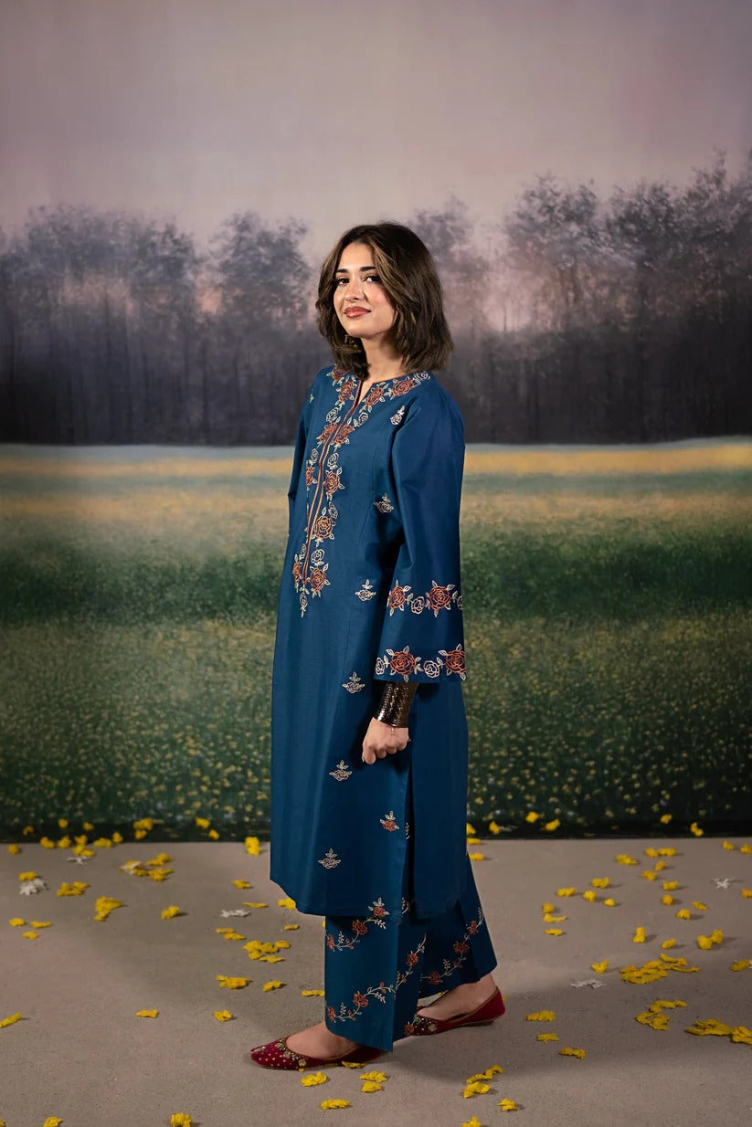 URGE LAWN 2PC - LAWN EMB SHIRT WITH LAWN EMB TROUSER | RP-3483