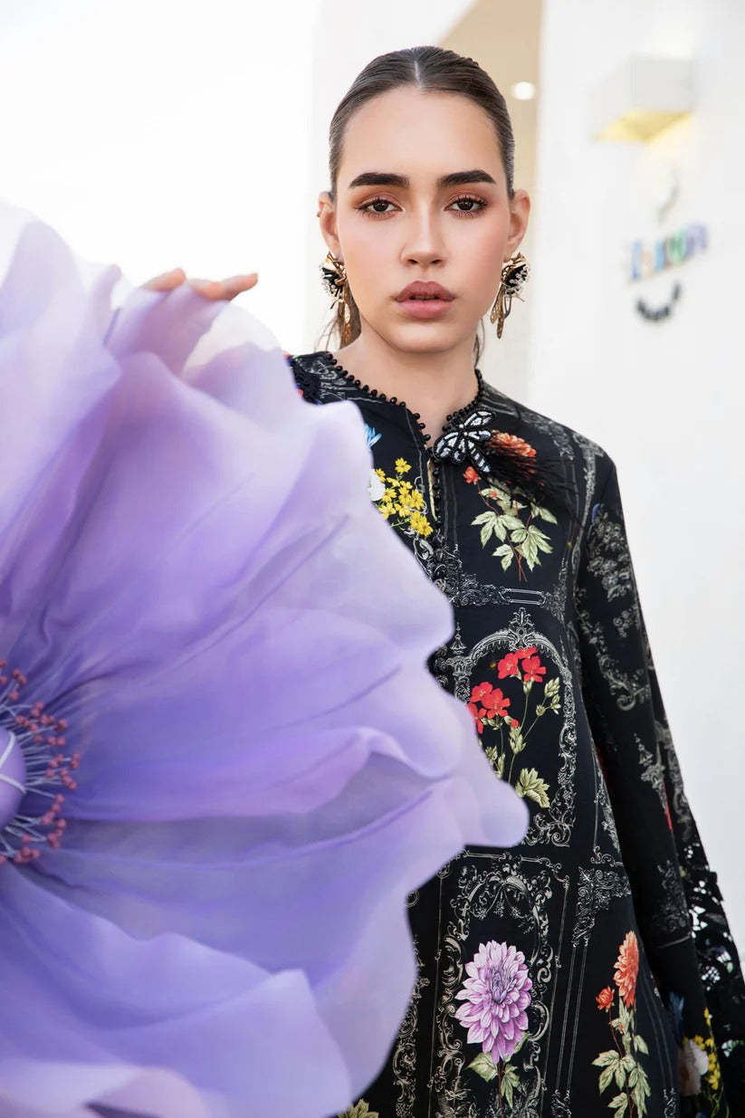 MARIA.B LAWN 3PC - LAWN EMB PRINTED SHIRT WITH CHIFFON PRINTED DUPATTA AND LAWN PRINTED TROUSER | RP-2521