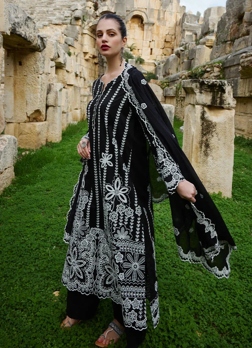 IMAGE LAWN 3PC - LAWN EMB SHIRT WITH BAMBER CHIFFON EMB DUPATTA AND LAWN EMB TROUSER | RP-3759