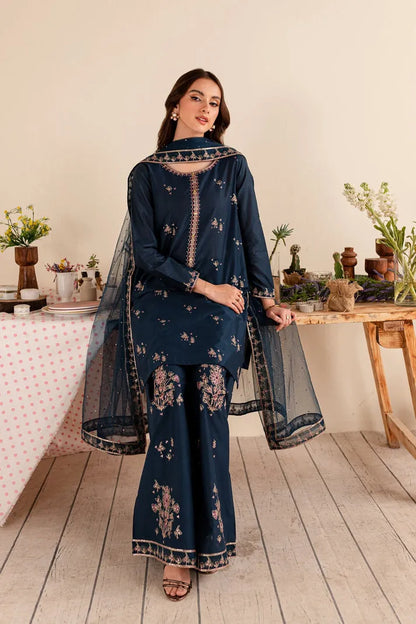 BATIK- 3PC DHANAK EMBROIDERED SHIRT DHANAK EMBROIDERED DUPATTA AND TROUSER-RP-3289