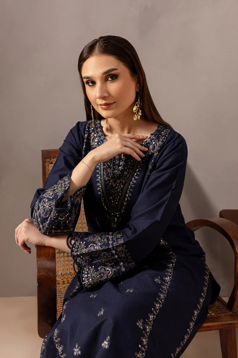 BATIK LAWN 2PC - LAWN SEQUENCE EMB SHIRT WITH LAWN SEQUENCE EMB TROUSER | RP-3475