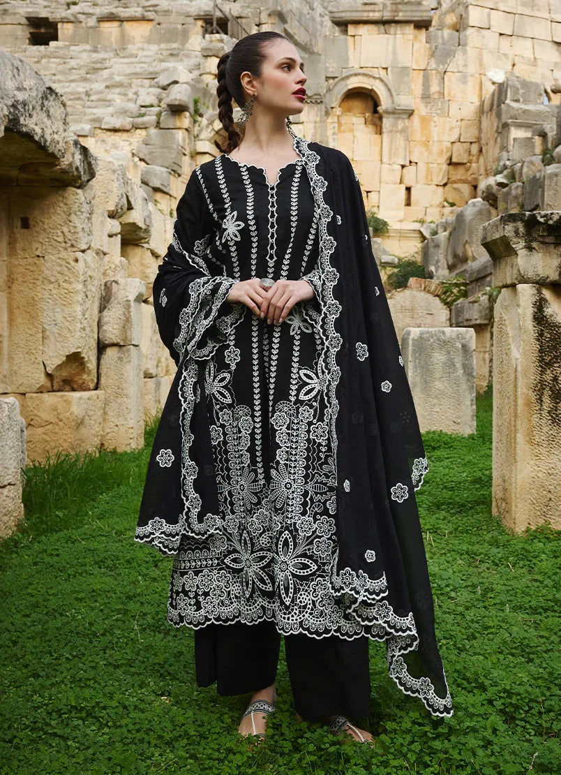 IMAGE LAWN 3PC - LAWN EMB SHIRT WITH BAMBER CHIFFON EMB DUPATTA AND LAWN EMB TROUSER | RP-3759