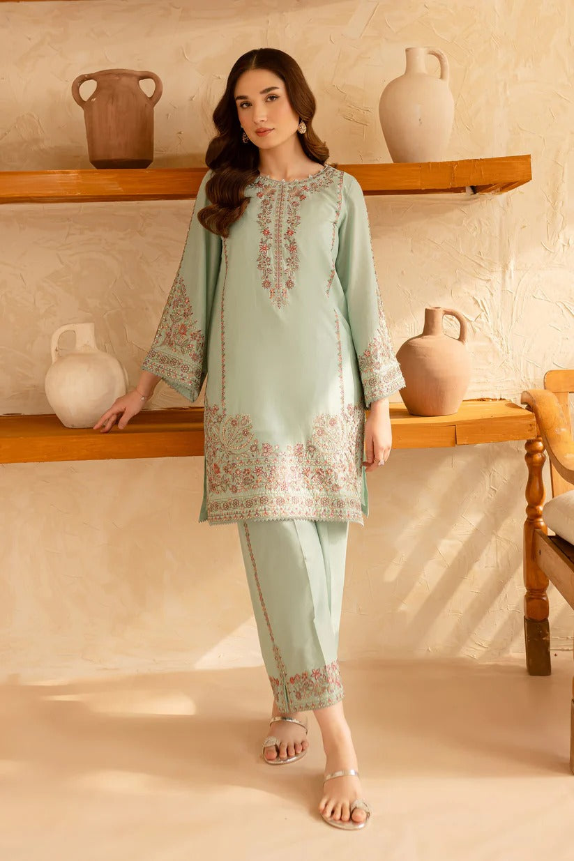 BATIK LAWN 2PC - LAWN SEQUENCE EMB SHIRT WITH LAWN SEQUENCE EMB TROUSER | RP-3478