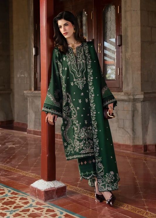SAPPHIRE-3PC LAWN EMBROIDERED SHIRT WITH KHADDI NET EMBROIDERED DUPATTA AND TROUSER-RP-4678