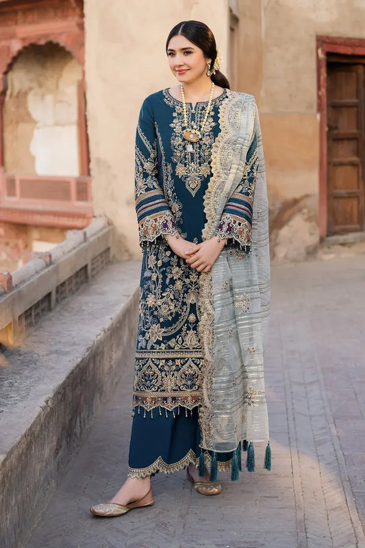 BATIK-3PC LAWN SEQUIN EMBROIDERED SHIRT WITH KHADDI NET EMBROIDERED DUPATTA AND EMB TROUSER-RP-4672