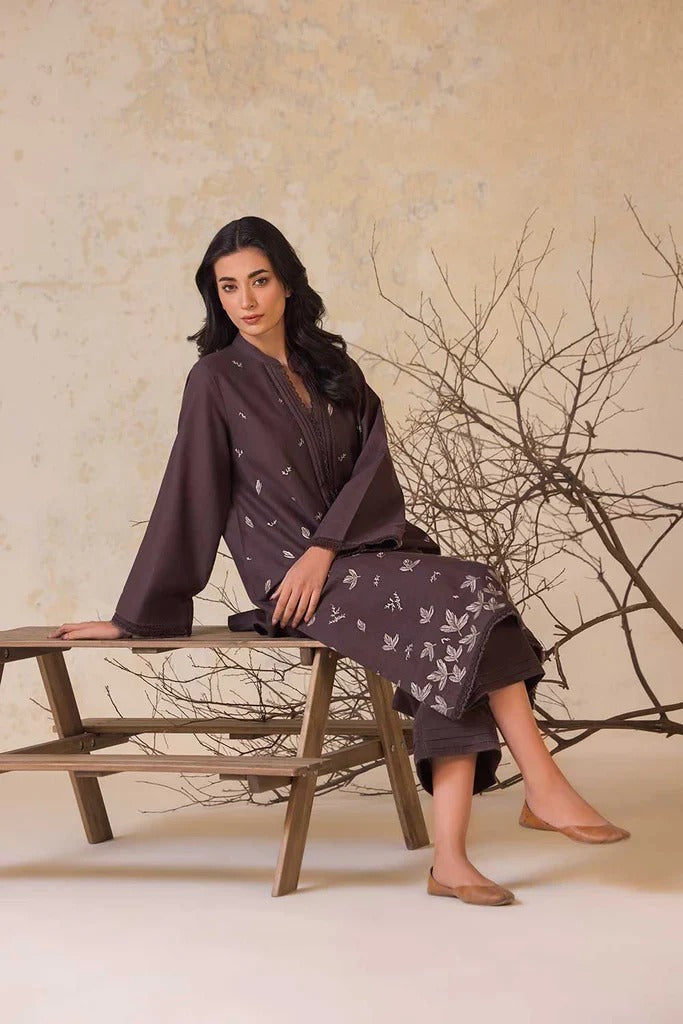 SOBIA NAZIR LAWN 2PC - LAWN EMB SHIRT WITH LAWN DYED TROUSER | RP-3474