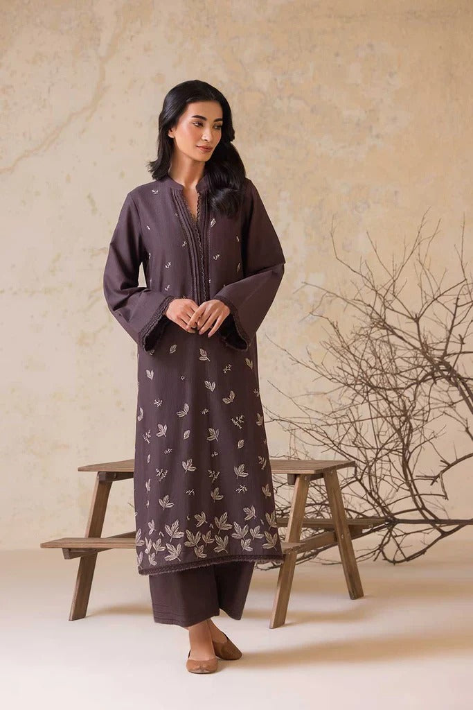 SOBIA NAZIR LAWN 2PC - LAWN EMB SHIRT WITH LAWN DYED TROUSER | RP-3474