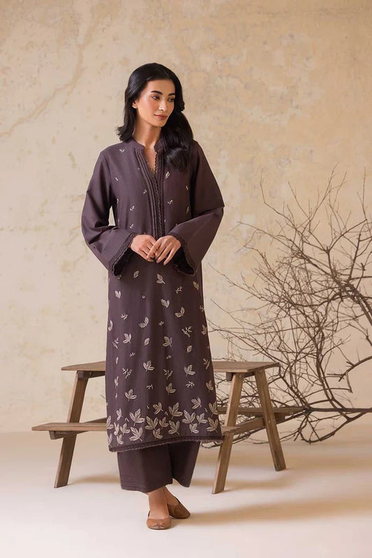 SOBIA NAZIR LAWN 2PC - LAWN EMB SHIRT WITH LAWN DYED TROUSER | RP-3474