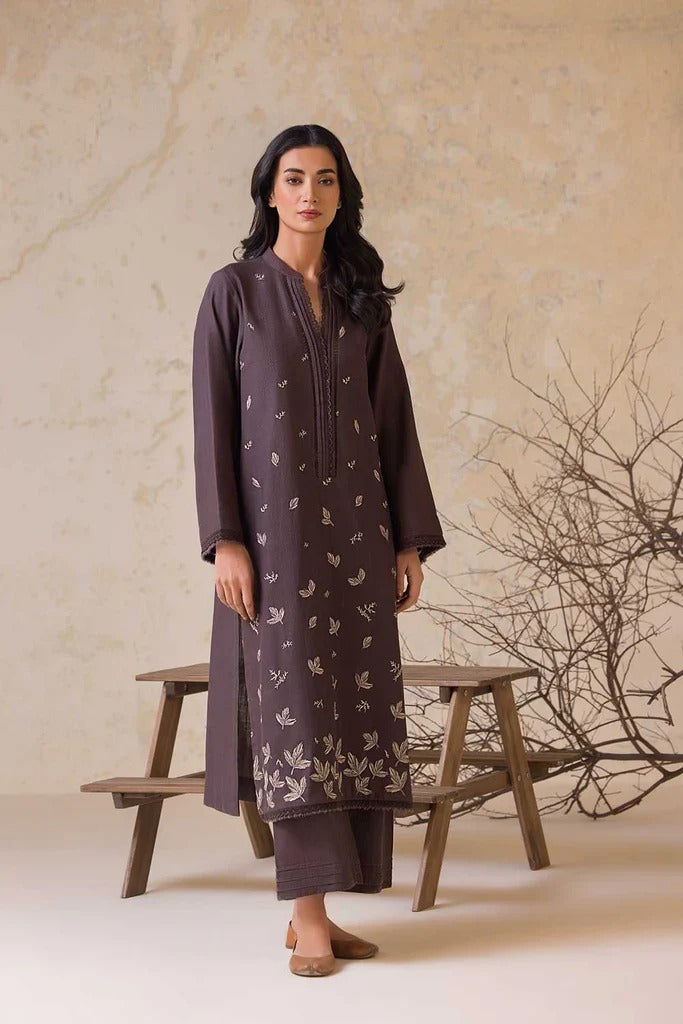 SOBIA NAZIR LAWN 2PC - LAWN EMB SHIRT WITH LAWN DYED TROUSER | RP-3474
