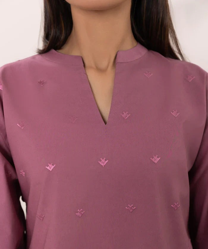 SAPPHIRE LAWN 3PC - LAWN EMB SHIRT WITH MONARK PRINTED DUPATTA AND LAWN EMB TROUSER | RP-3620