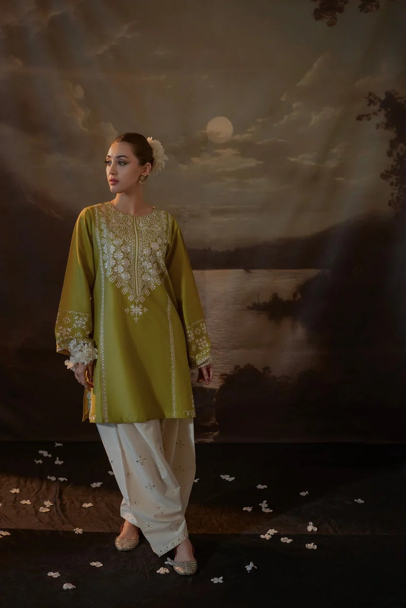 URGE LAWN 2PC - LAWN SEQUENCE EMB SHIRT WITH LAWN SEQUENCE EMB TROUSER | RP-3481