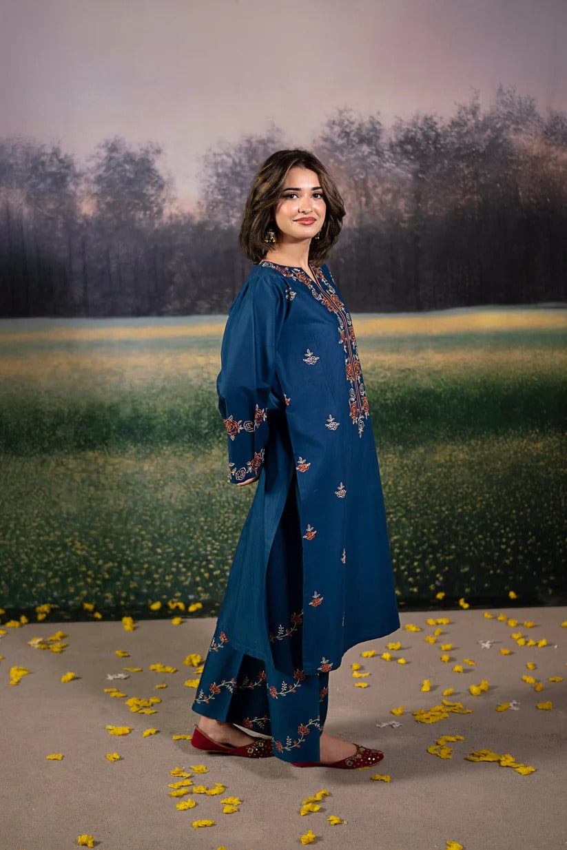 URGE LAWN 2PC - LAWN EMB SHIRT WITH LAWN EMB TROUSER | RP-3483