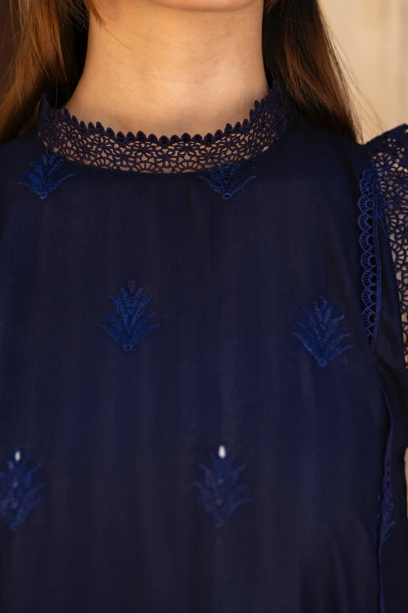 MIRAKHI LAWN 3PC - LAWN CHIKANKARI EMB SHIRT WITH JACQUARD LAWN DUPATTA AND LAWN DYED TROUSER | RP-5300