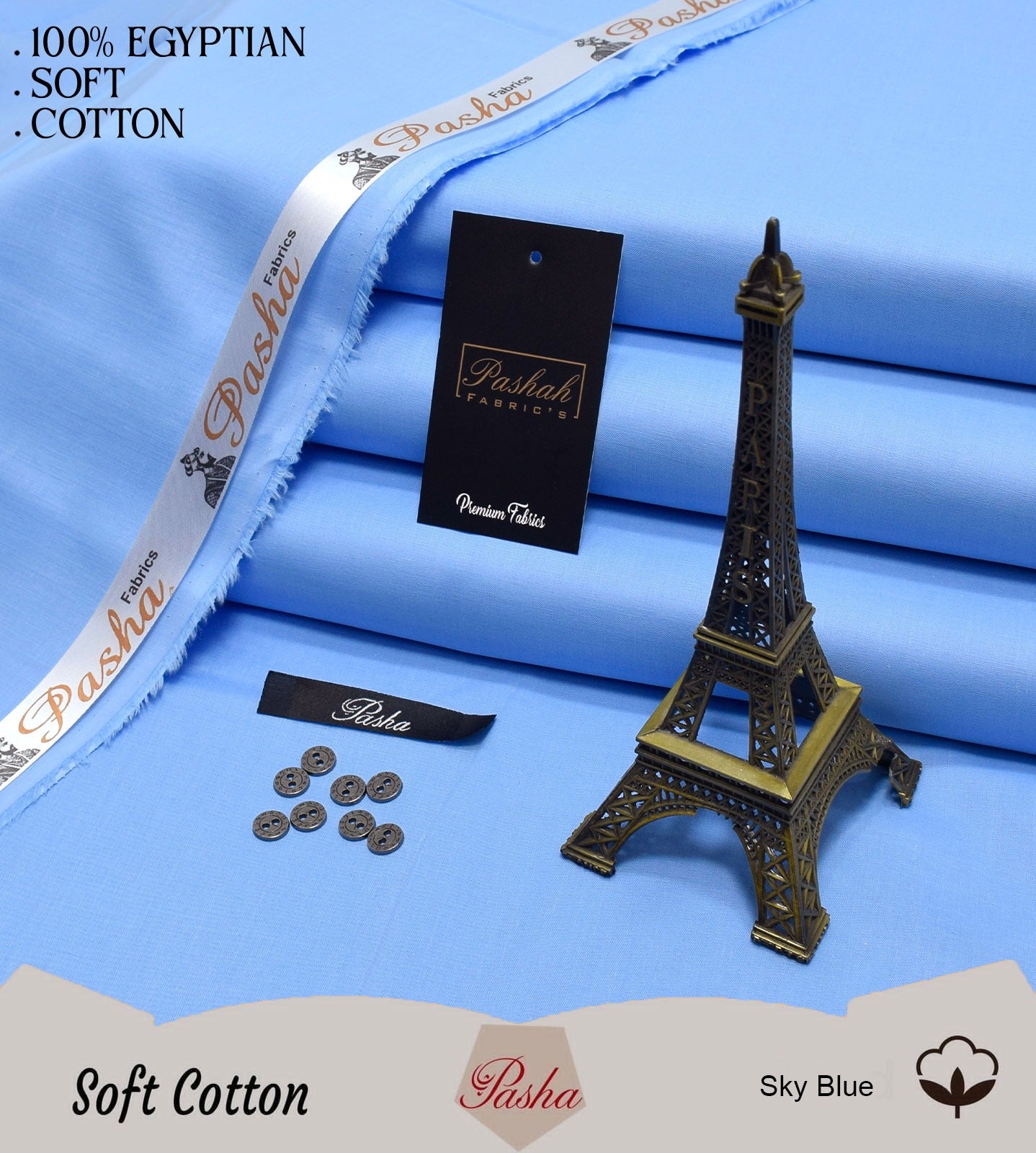 Pasha Egyptian Soft Cotton Premium Feel