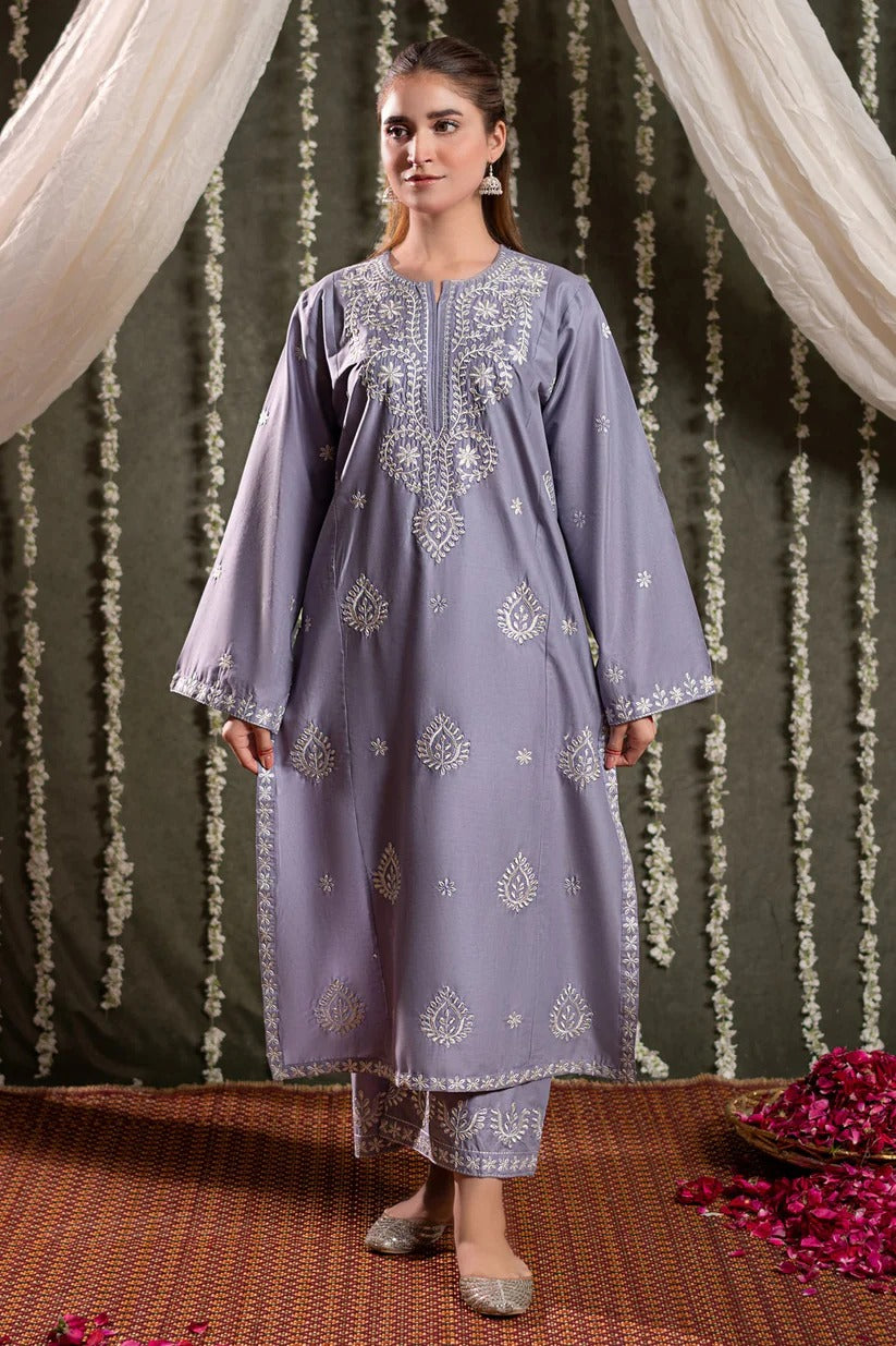 URGE LAWN 2PC - LAWN EMB SHIRT WITH LAWN EMB TROUSER | RP-3482