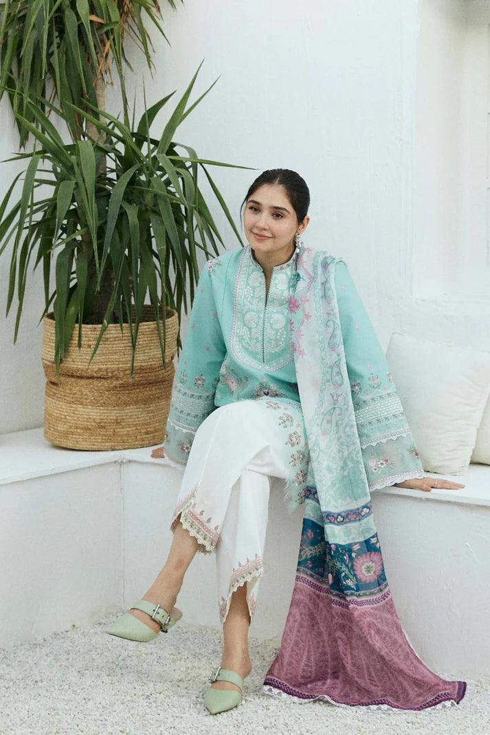 Zara Shahjahan Lawn Emb 3Pcs 1030 rangpasand.com 02