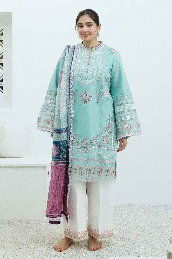 Zara Shahjahan Lawn Emb 3Pcs 1030 rangpasand.com 03