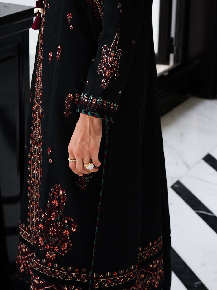 BATIK-3PC DHANAK EMBROIDERED SHIRT WITH DHANAK EMBROIDERED SHAWL AND TROUSER-BIC-4340