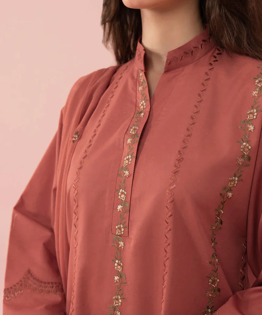 SAPPHIRE -3PC LAWN EMBROIDERED SHIRT WITH BAMBER CHIFFON EMBROIDERED DUPATTA-BIC-4664